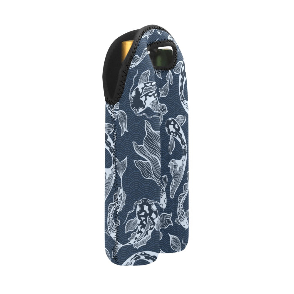 Blue Fish - 2-Bottle Neoprene Wine Bag 2 Bottle Wine Bag Printed Offshore