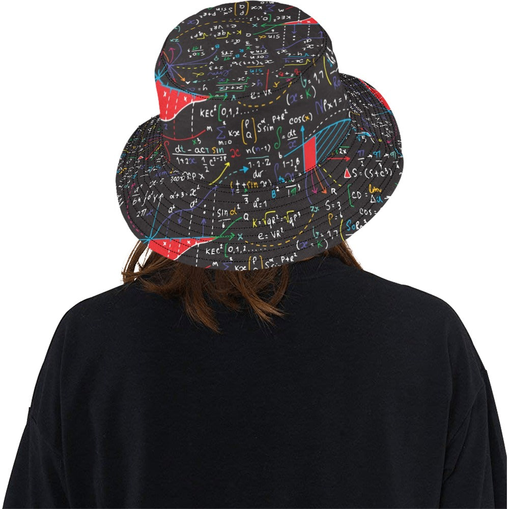 Colourful Maths Formulas - Bucket Hat Bucket Hat for Women Maths Science