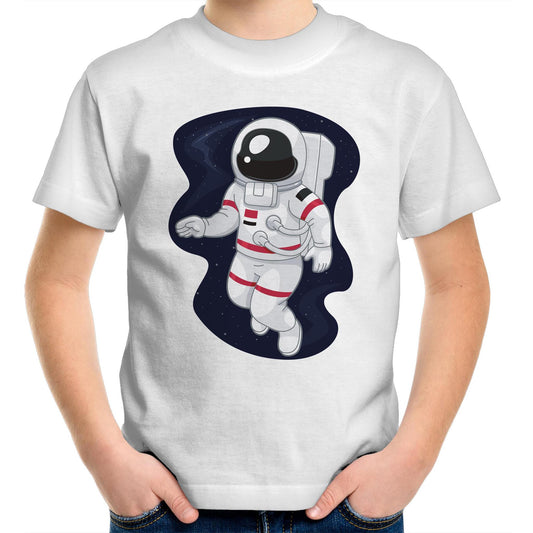 Astronaut - Kids Youth Crew T-Shirt White Kids Youth T-shirt Space