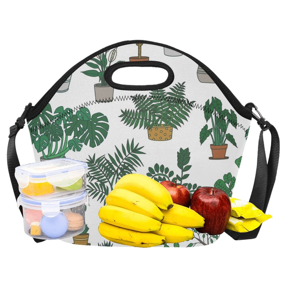 Plant Lover - Neoprene Lunch Bag/Large Neoprene Lunch Bag/Large Plants Printed Offshore