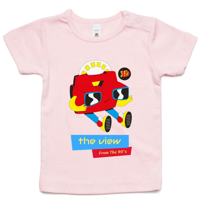 The View From The 90's - Baby T-shirt Pink Baby T-shirt Retro