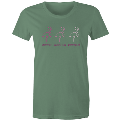 Flamingo - Women's T-shirt Sage Womens T-shirt animal Womens