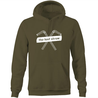 The Last Straw - Pocket Hoodie Sweatshirt Army Hoodie Environment Mens Womens
