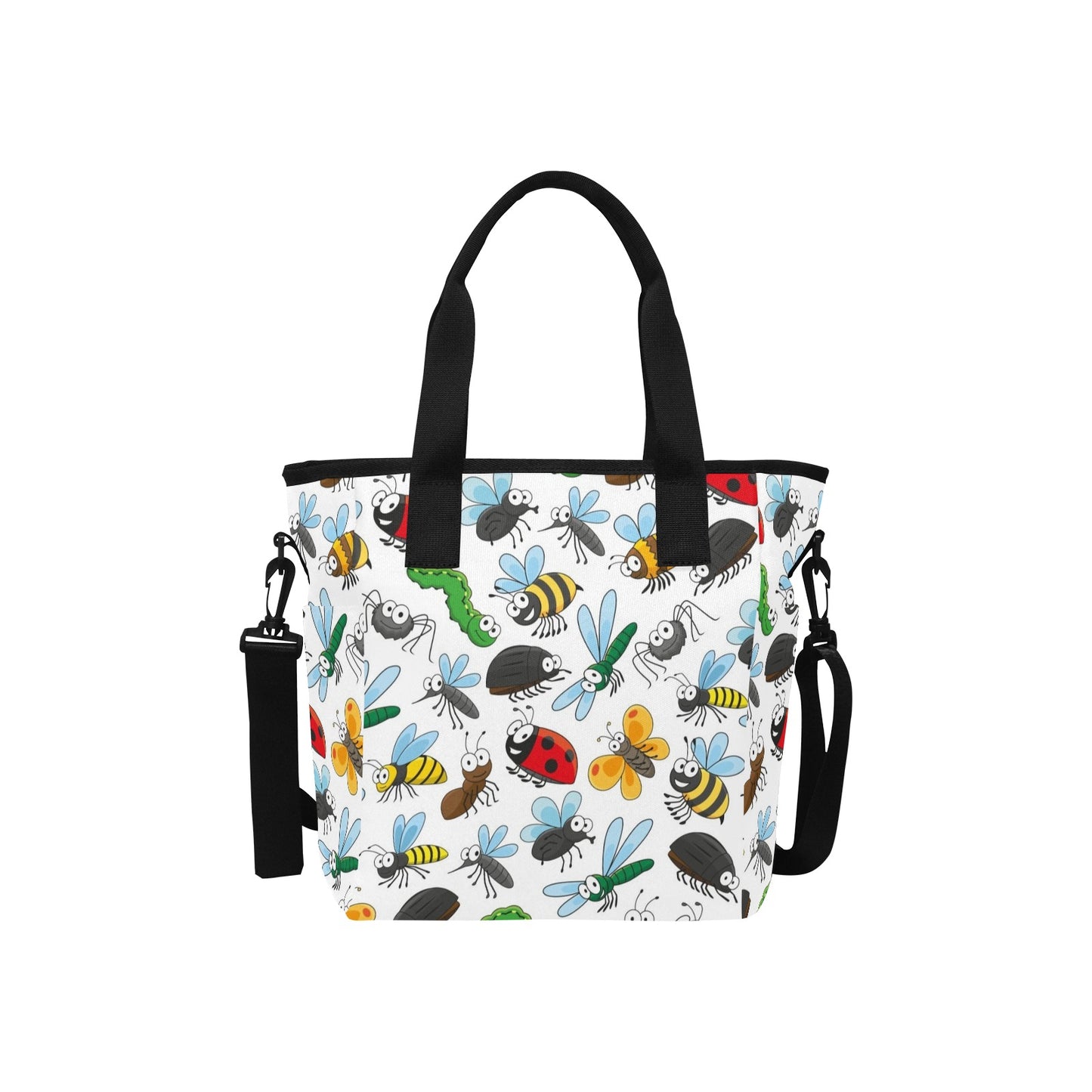 Little Creatures - Tote Bag with Shoulder Strap Nylon Tote Bag