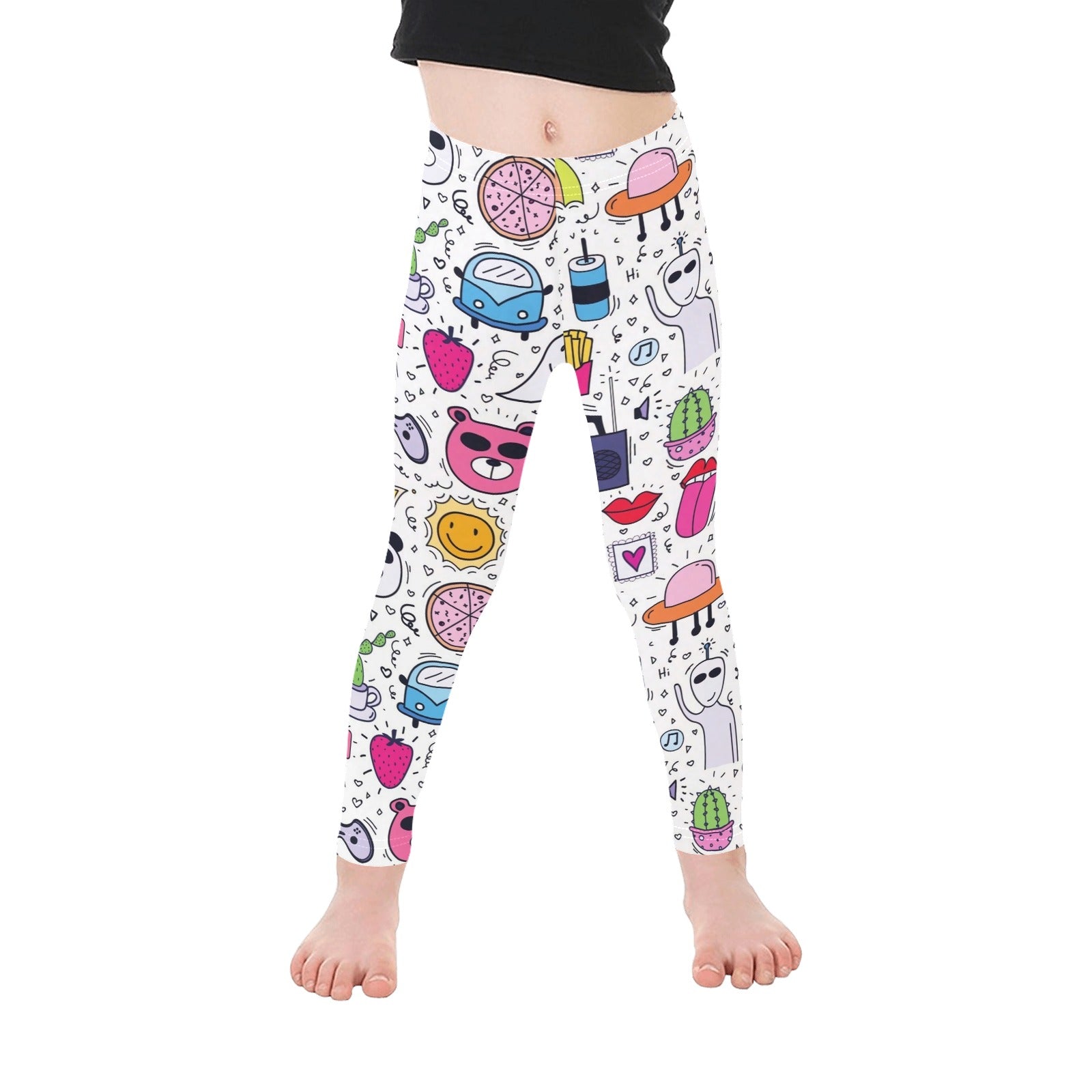 Brightlife - Kid's Ankle Length Leggings Kids Leggings Printed Offshore