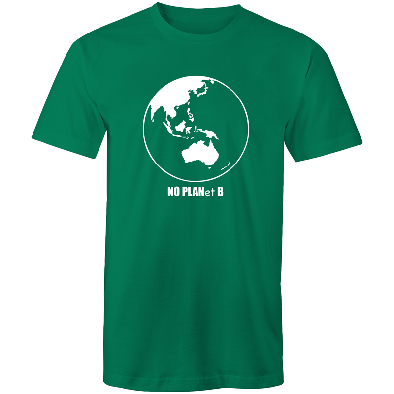 No Planet B - Mens T-Shirt Kelly Green Mens T-shirt Environment Mens