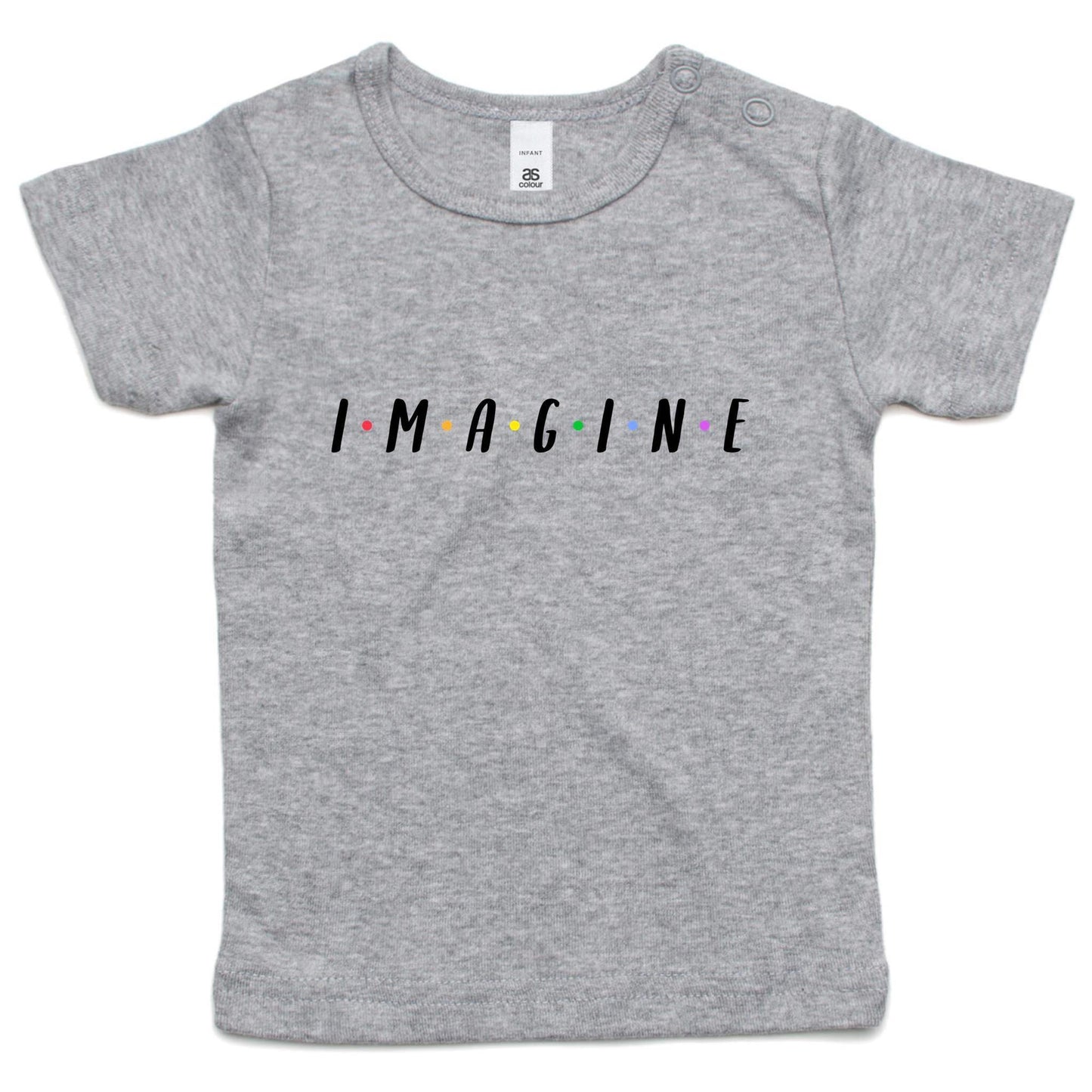 Imagine - Baby T-shirt Grey Marle Baby T-shirt kids