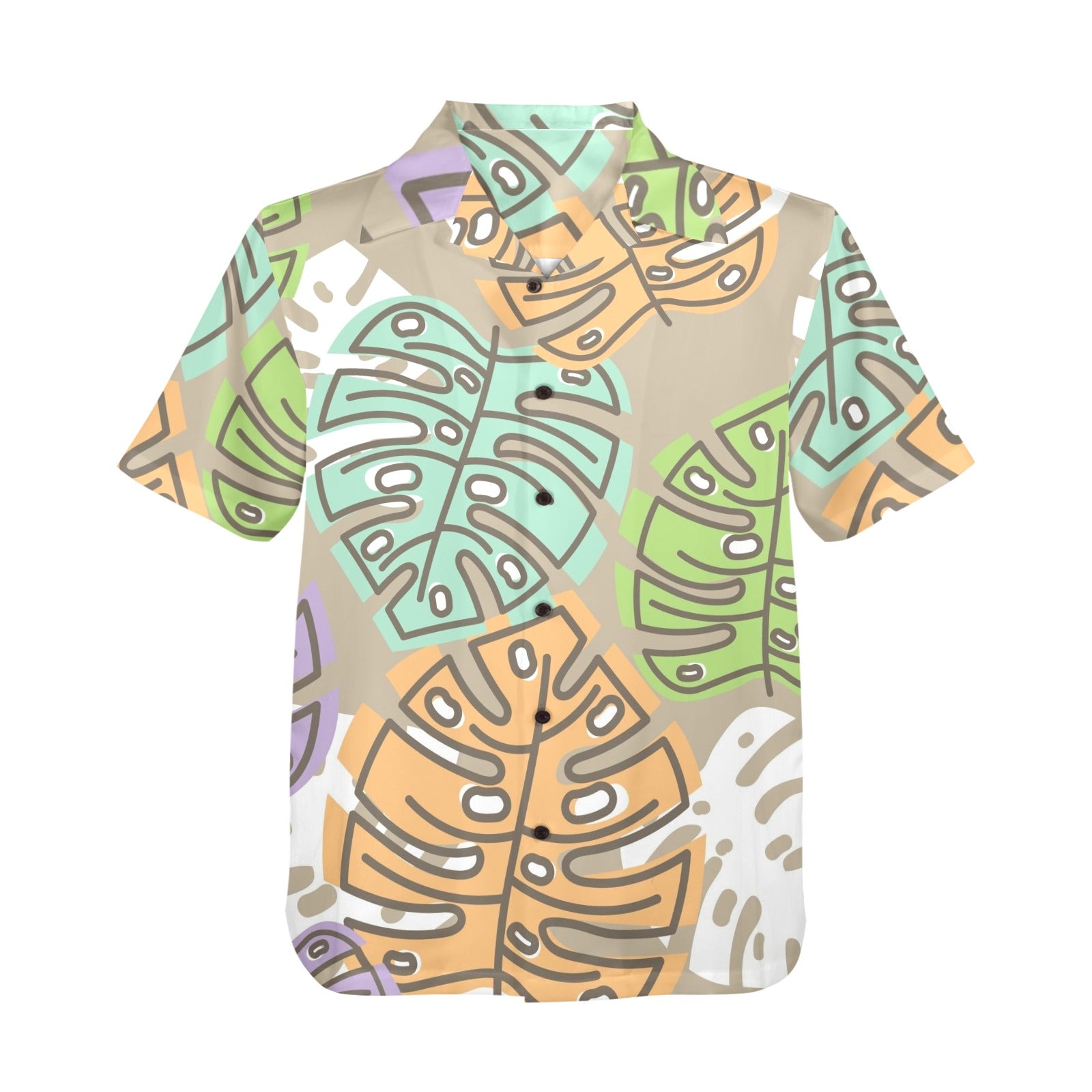 Colour Leaves - Mens Hawaiian Shirt Mens Hawaiian Shirt