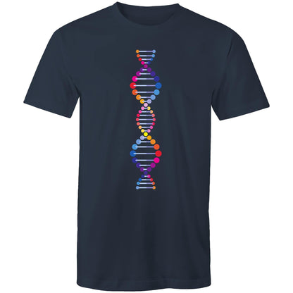 DNA - Mens T-Shirt Navy Mens T-shirt Mens Science