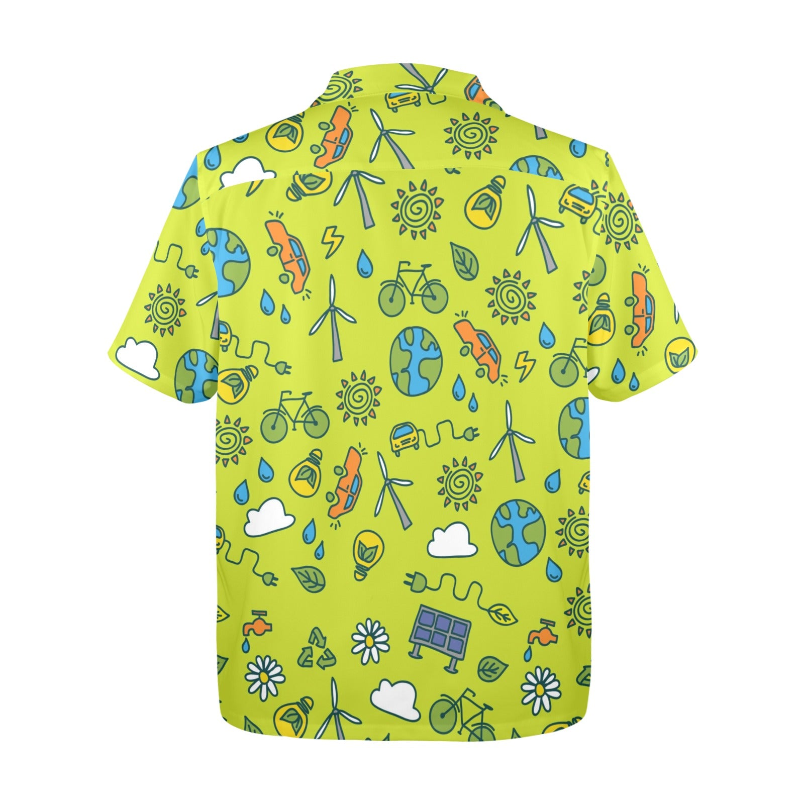 Go Green - Mens Hawaiian Shirt Mens Hawaiian Shirt
