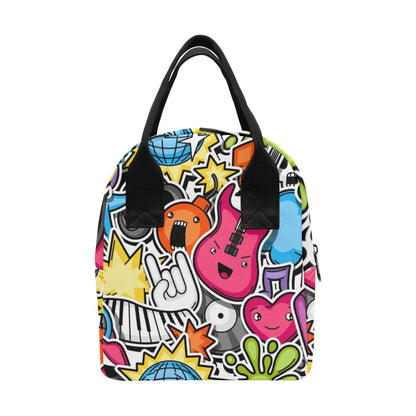 Sticker Music - Lunch Bag Lunch Bag Printed Offshore