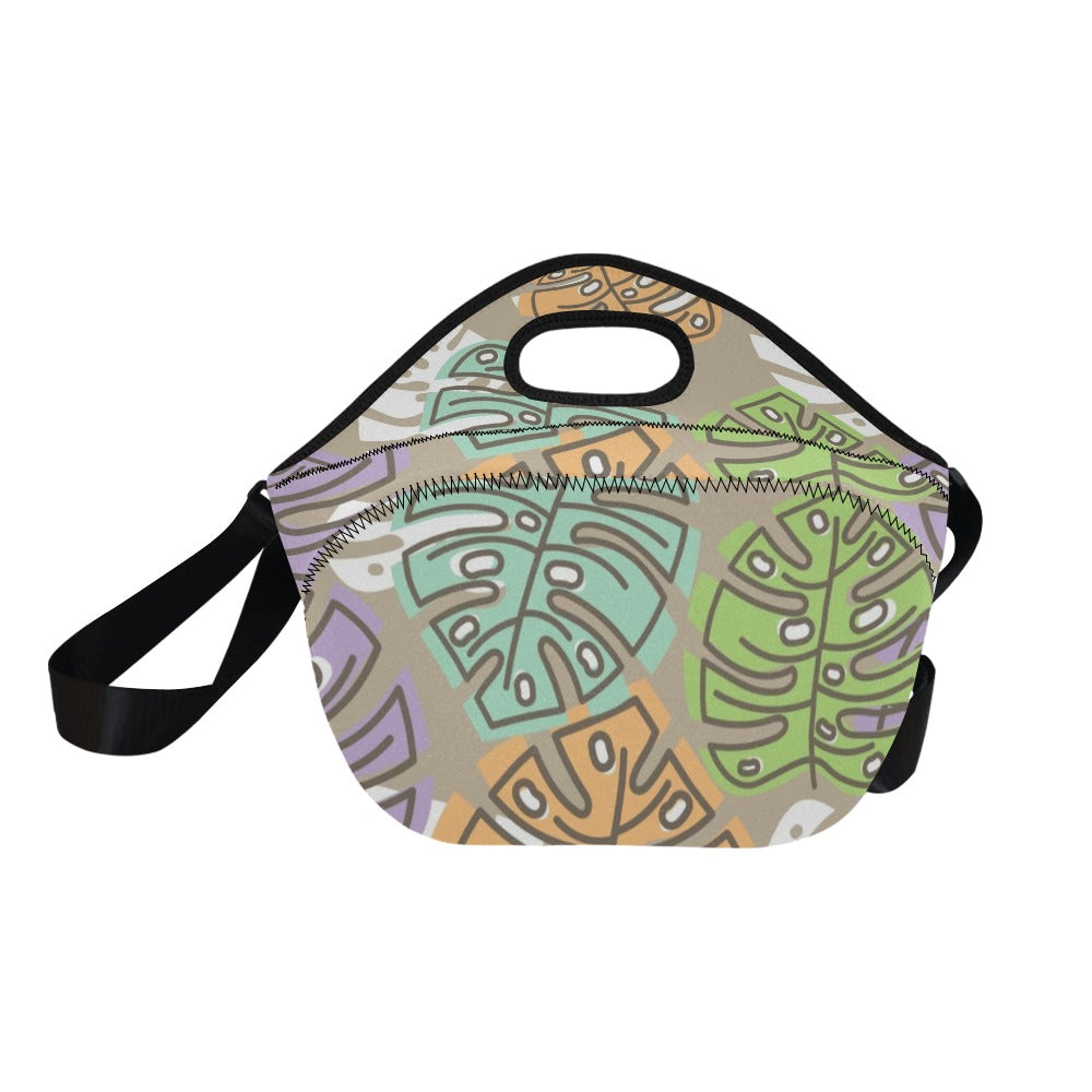 Leaves - Neoprene Lunch Bag/Large Neoprene Lunch Bag/Large Plants Printed Offshore