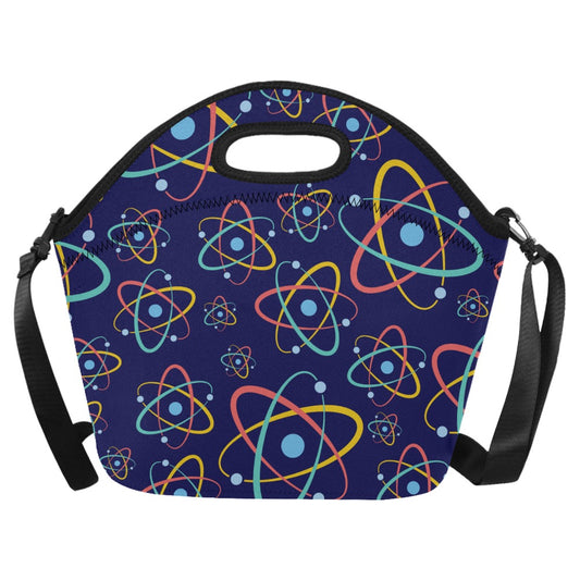 Atoms - Neoprene Lunch Bag/Large Neoprene Lunch Bag/Large Science