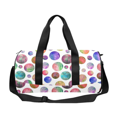 Watercolour Planets - Round Duffle Bag Round Duffle Bag