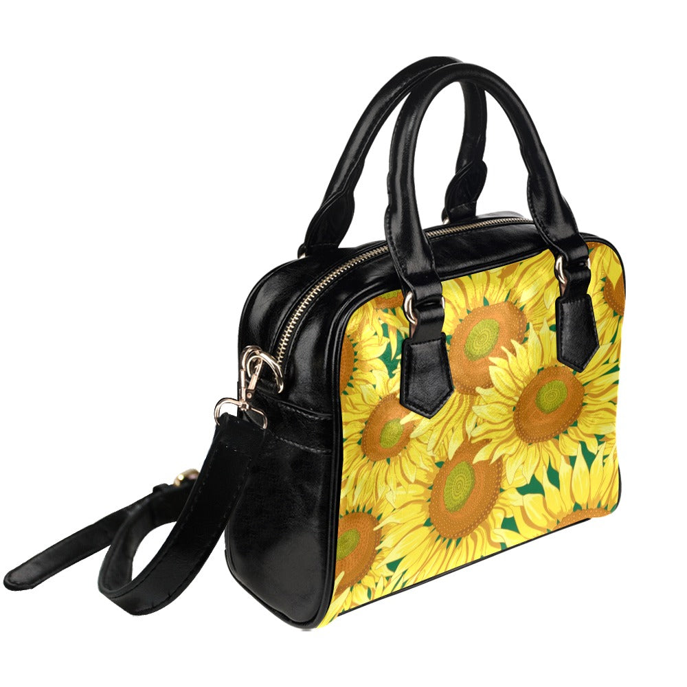 Sunflowers - Shoulder Handbag Shoulder Handbag Plants Printed Offshore