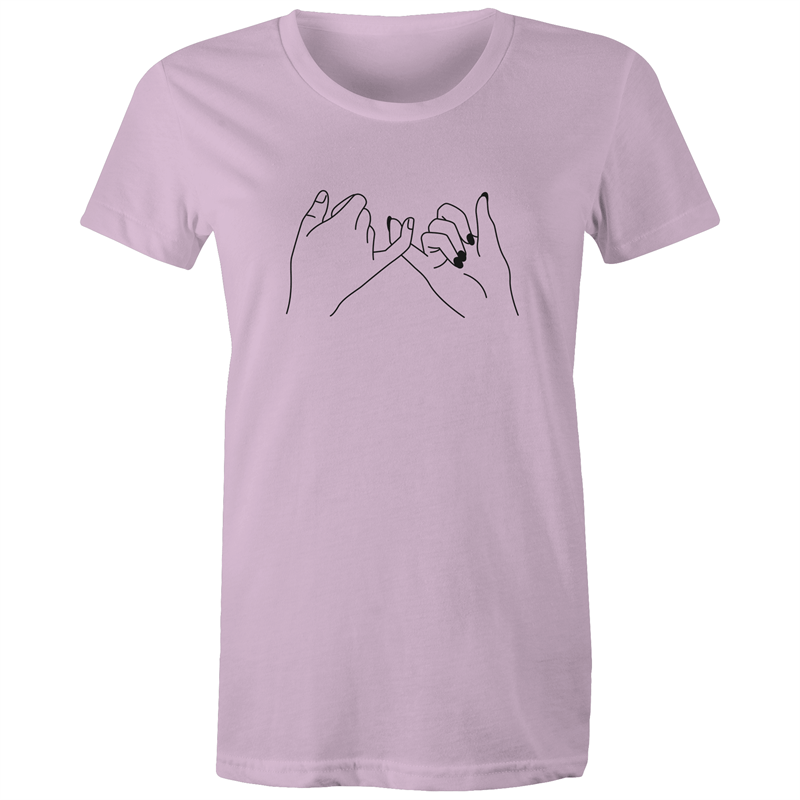 I Promise - Women's T-shirt Lavender Womens T-shirt Womens
