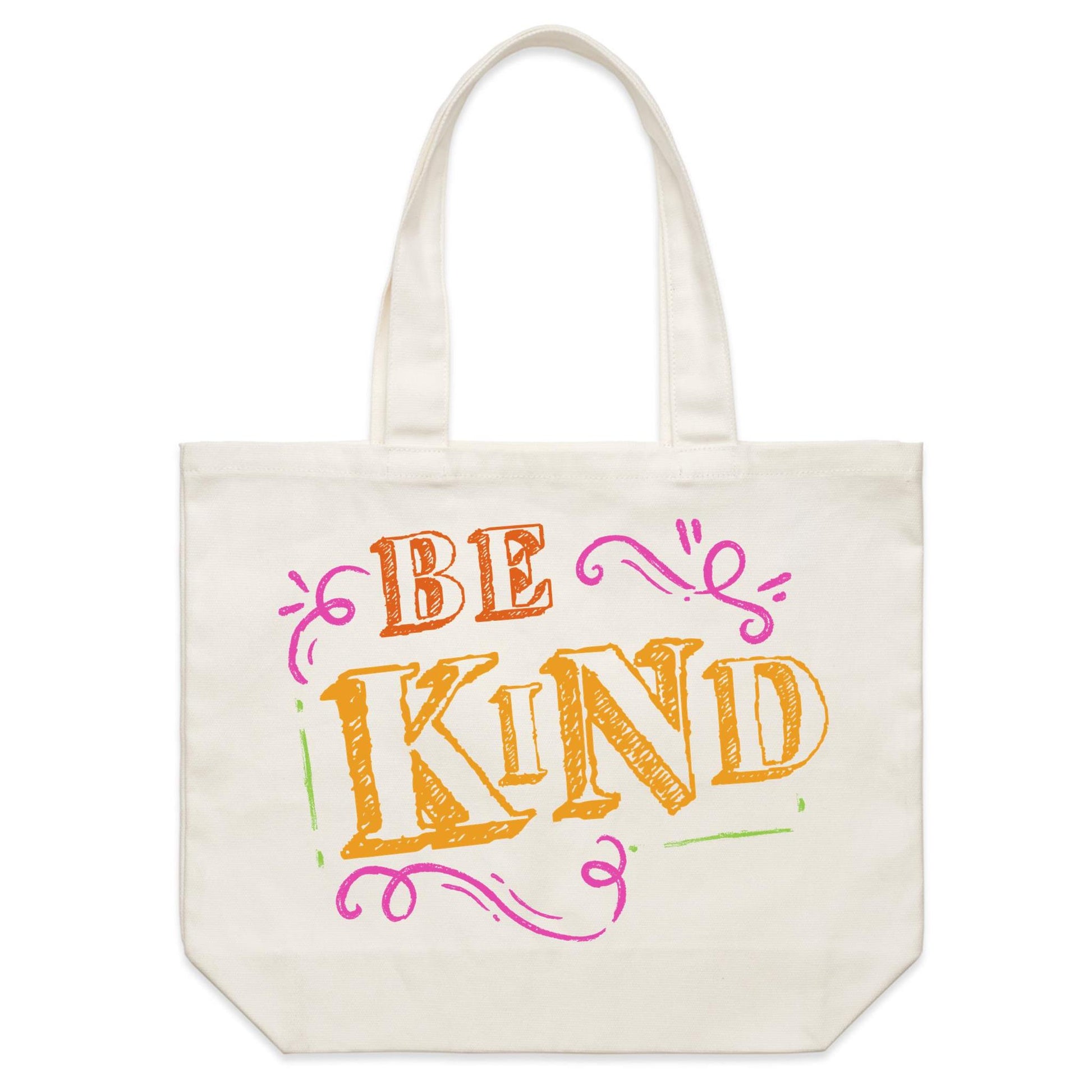 Be Kind - Shoulder Canvas Tote Bag Default Title Shoulder Tote Bag