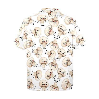 Cute Mushrooms - Mens Hawaiian Shirt Mens Hawaiian Shirt