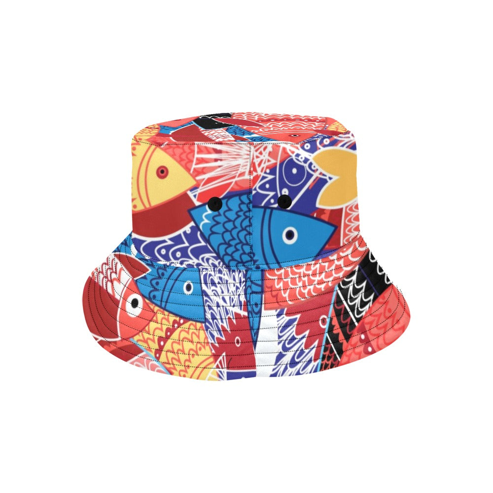 Fish - Bucket Hat for Men All Over Print Bucket Hat for Men animal