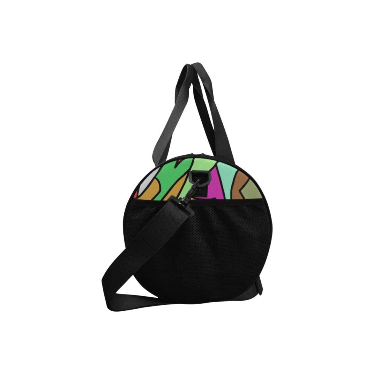 Bright Abstract - Round Duffle Bag Round Duffle Bag
