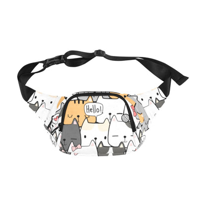 Cat Hello - Bum Bag / Fanny Pack Bum Bag