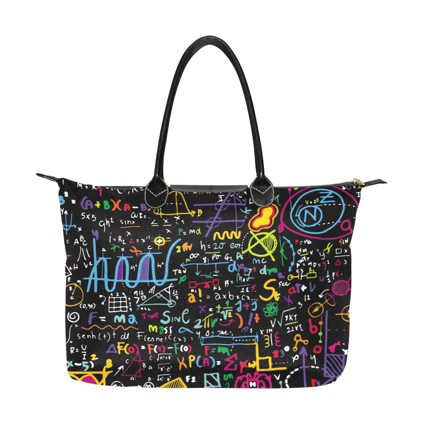 Math Scribbles - Single-Shoulder Handbag Single Shoulder Handbag Printed Offshore