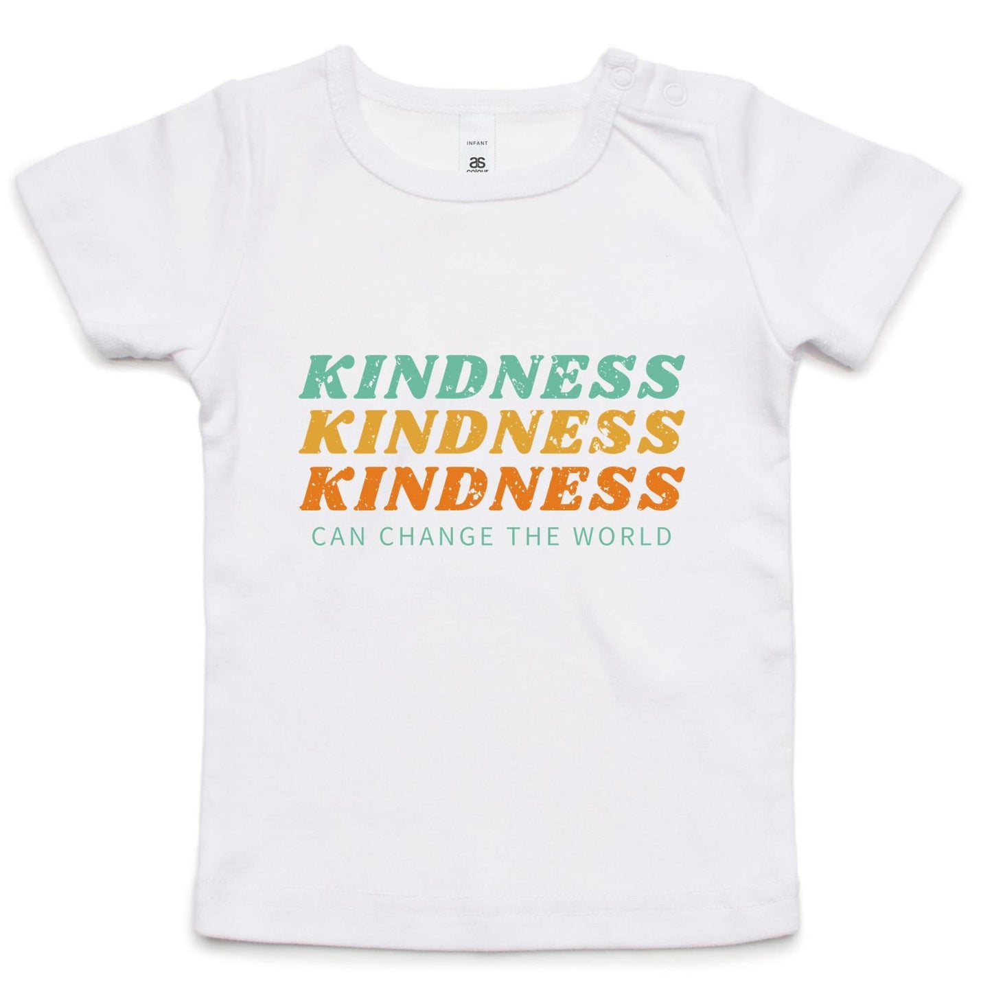 Kindness Can Change The World - Baby T-shirt White Baby T-shirt kids
