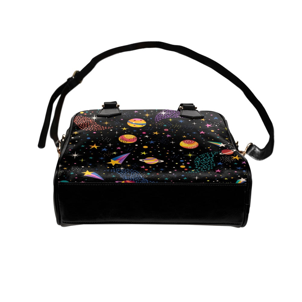 Colourful Space - Shoulder Handbag Shoulder Handbag Space
