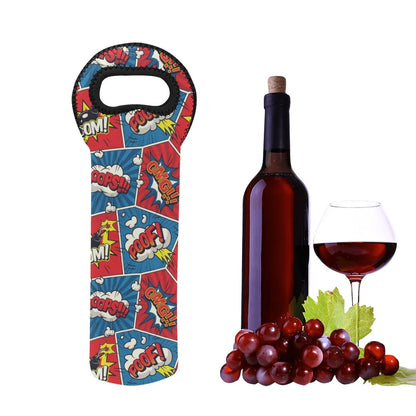 Comic Book Pop - Neoprene Wine Bag Wine Bag Printed Offshore