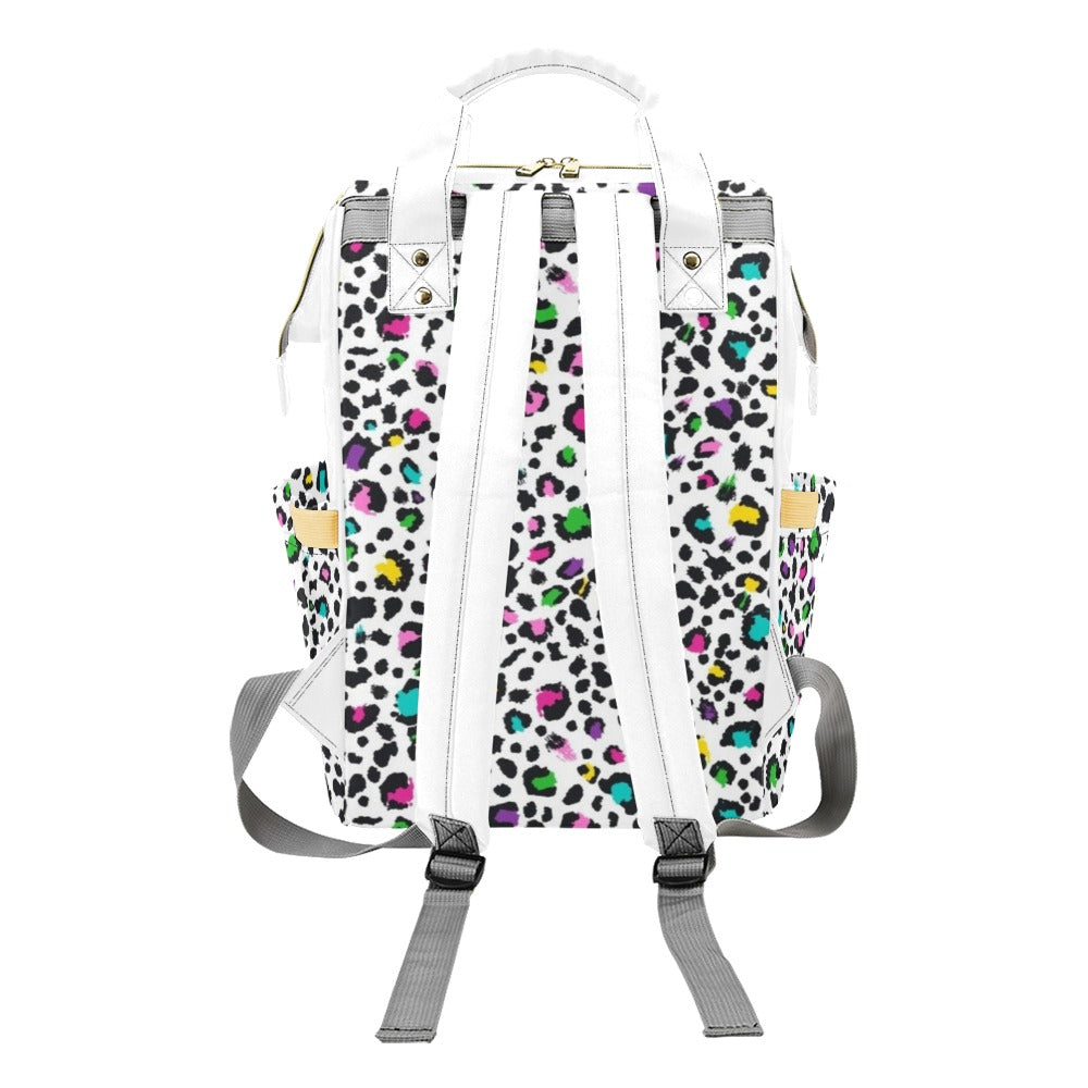 Animal Print In Colour - Multi-Function Backpack Multifunction Backpack