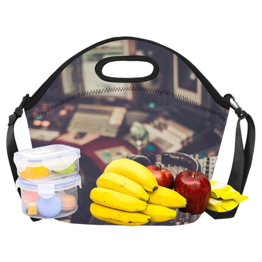 Sound Desk - Neoprene Lunch Bag/Large Neoprene Lunch Bag/Large Music