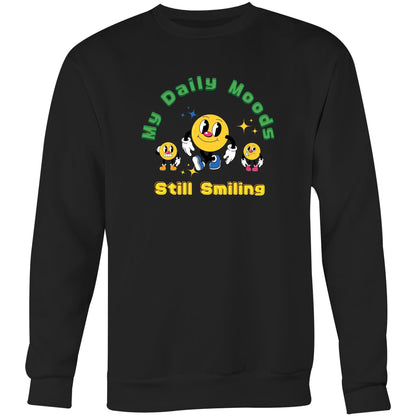 My Daily Moods - Crew Sweatshirt Black Sweatshirt