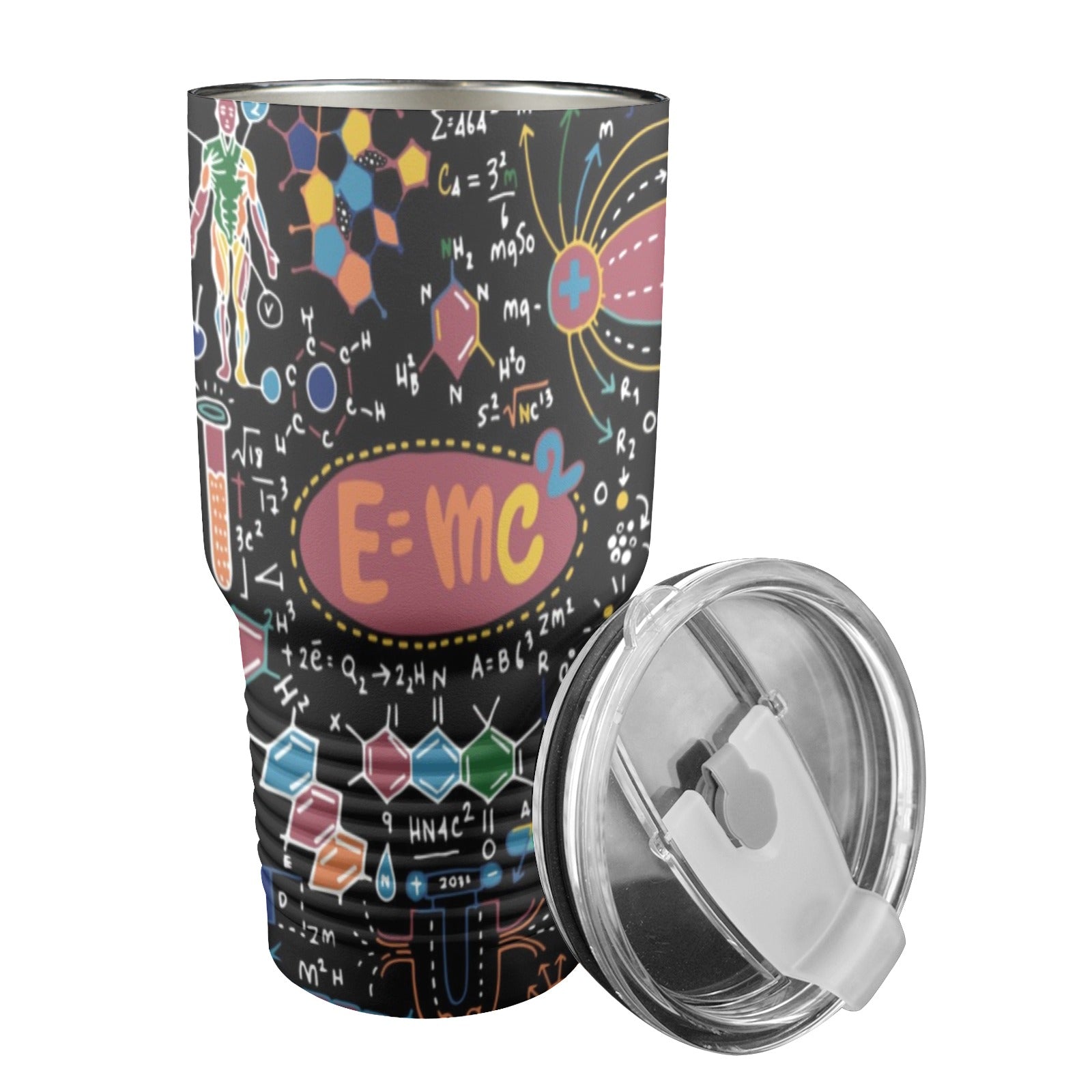 Science Time - 30oz Insulated Stainless Steel Mobile Tumbler 30oz Insulated Stainless Steel Mobile Tumbler Science