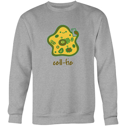 Cell-fie - Crew Sweatshirt Grey Marle Sweatshirt Science