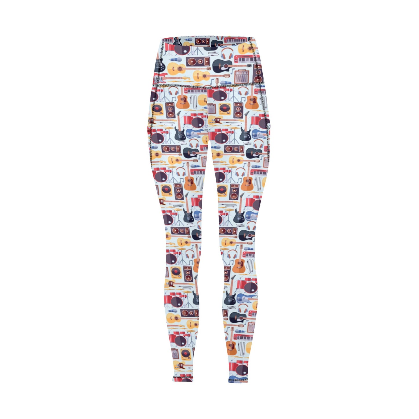 Music Instruments - Women's Leggings with Pockets Women's Leggings with Pockets S - 2XL Music