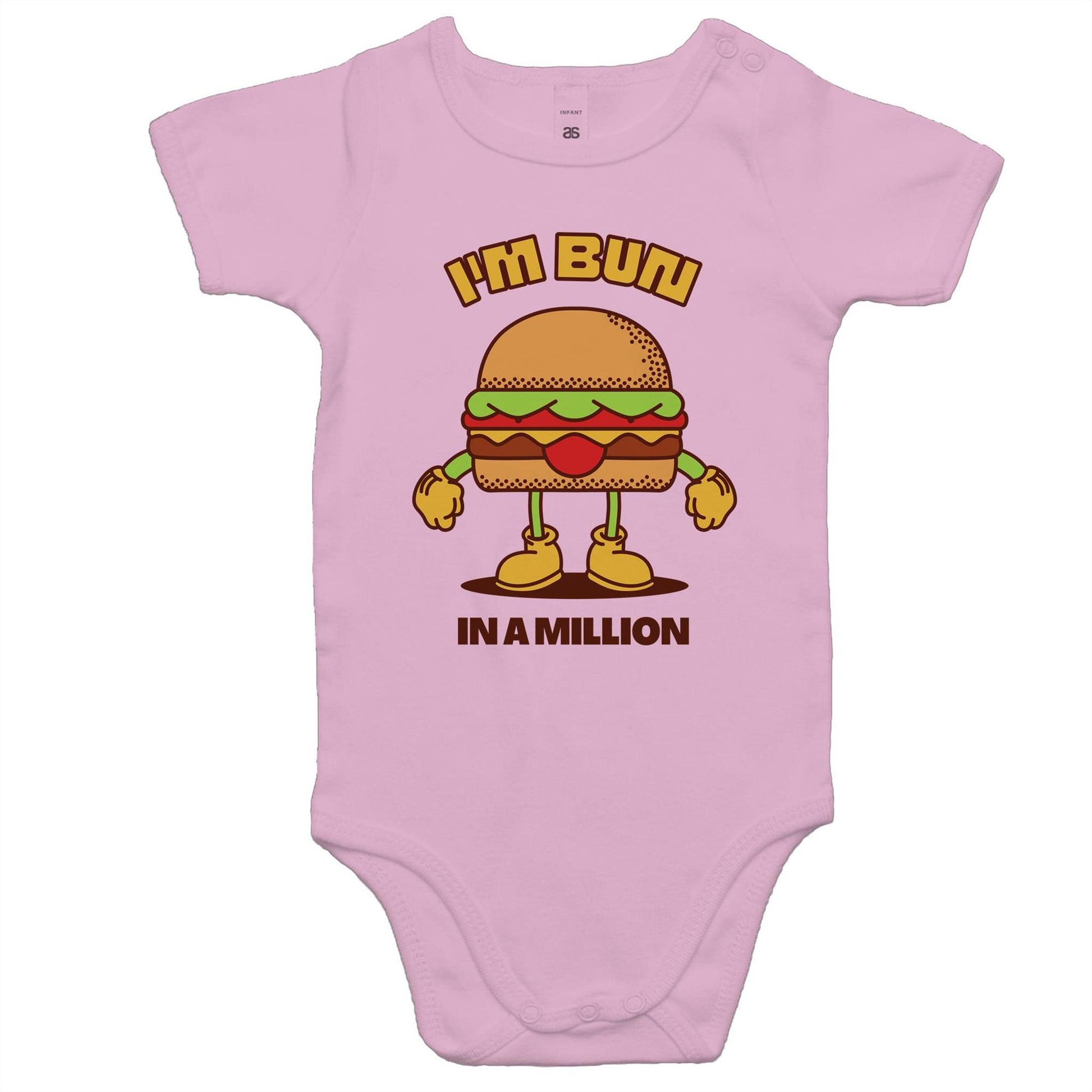 I'm Bun In A Million - Baby Bodysuit Pink Baby Bodysuit