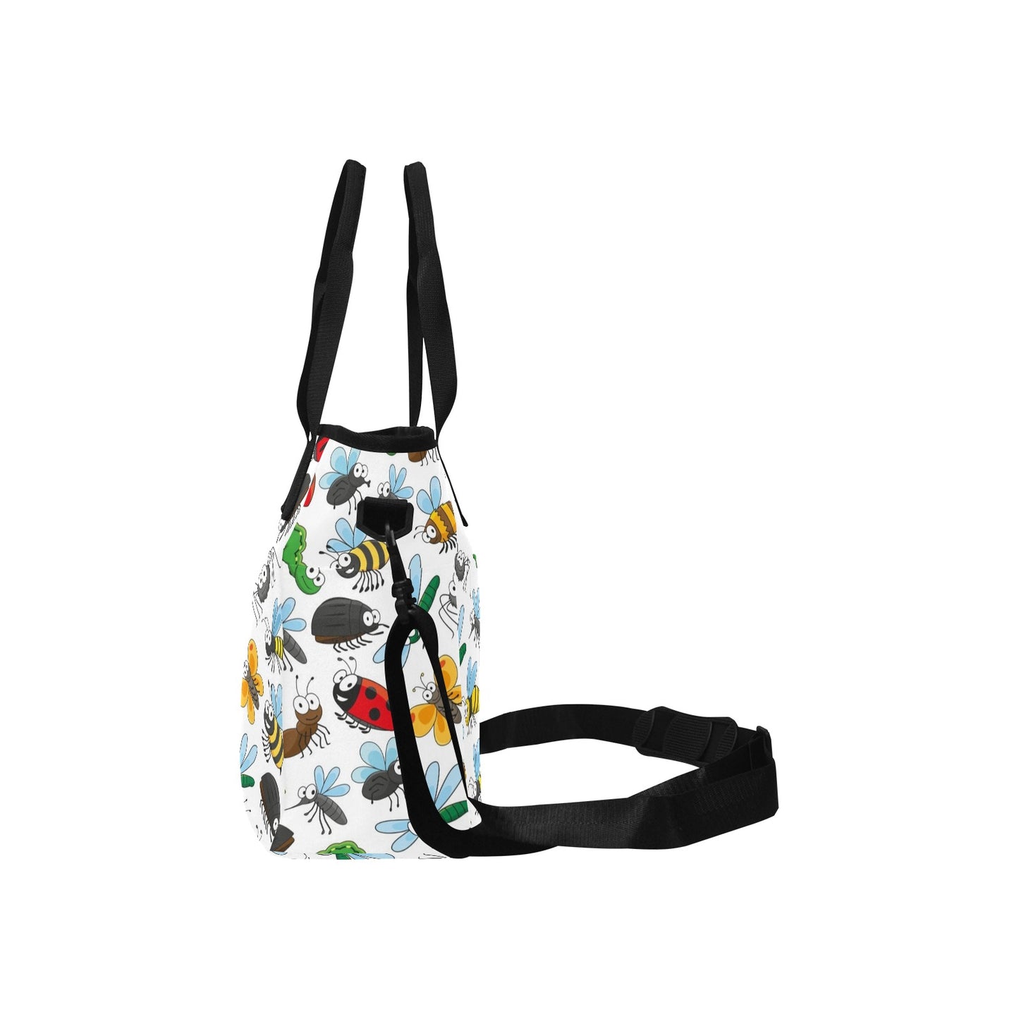 Little Creatures - Tote Bag with Shoulder Strap Nylon Tote Bag