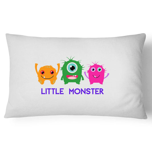 Little Monster - 100% Cotton Pillow Case White One-Size Pillow Case kids Sci Fi