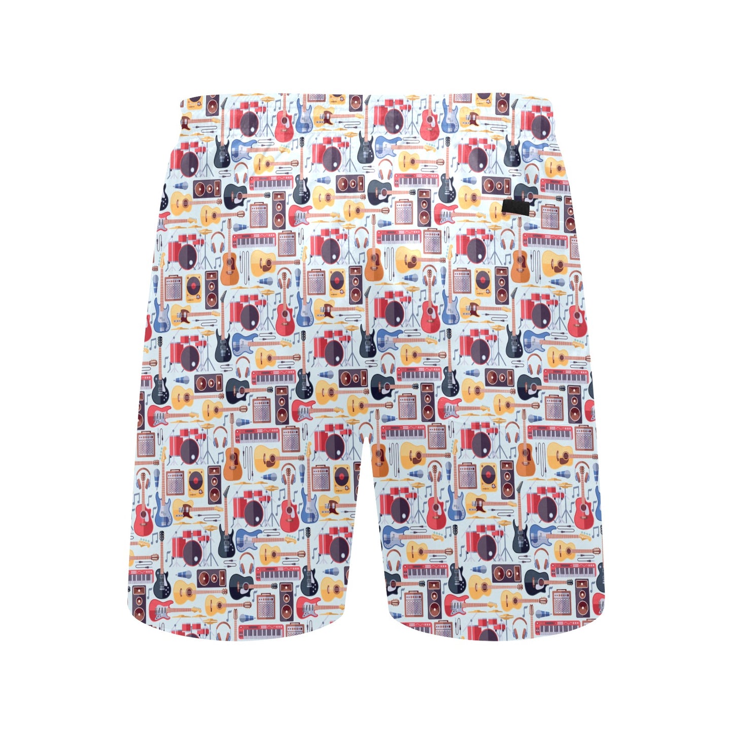 Music Instruments - Men's Mid-Length Beach Shorts Men's Mid-Length Beach Shorts Music