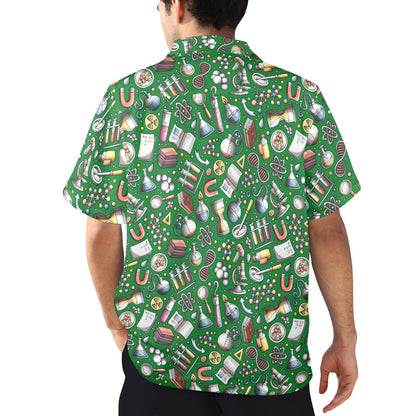 Science Love - Mens Hawaiian Shirt Mens Hawaiian Shirt