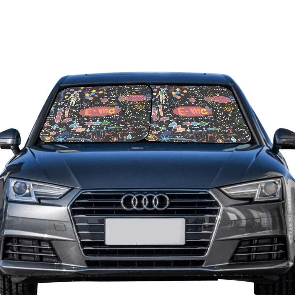 Science Time - Car Sun Shade 28"x28"x2pcs Car Sun Shade 28"x28"x2pcs Printed Offshore Science