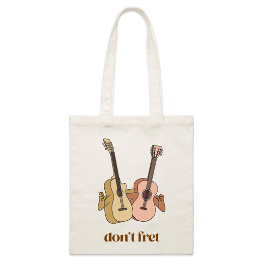 Don't Fret - Parcel Canvas Tote Bag Default Title Parcel Tote Bag Music