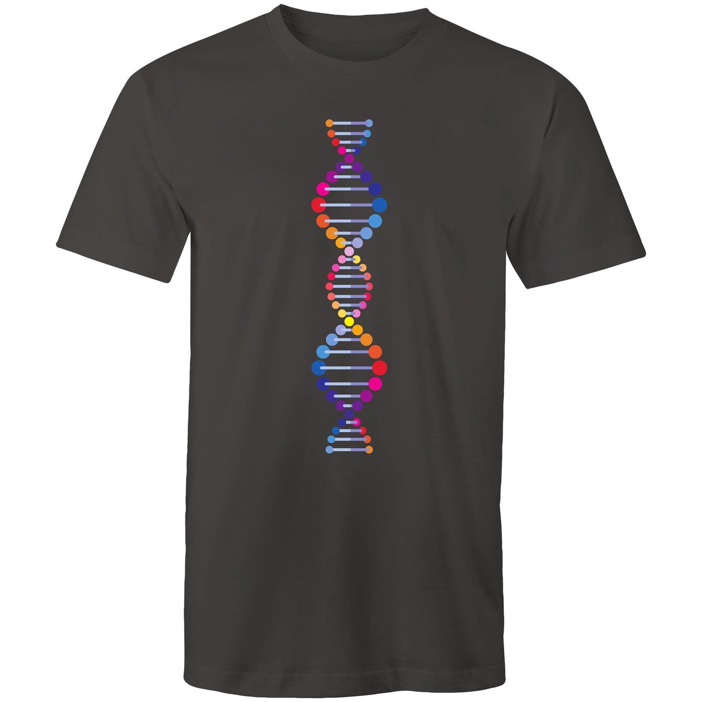 DNA - Mens T-Shirt Charcoal Mens T-shirt Mens Science