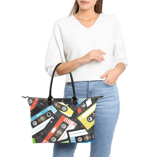 Cassette Tapes - Single-Shoulder Handbag Single Shoulder Handbag