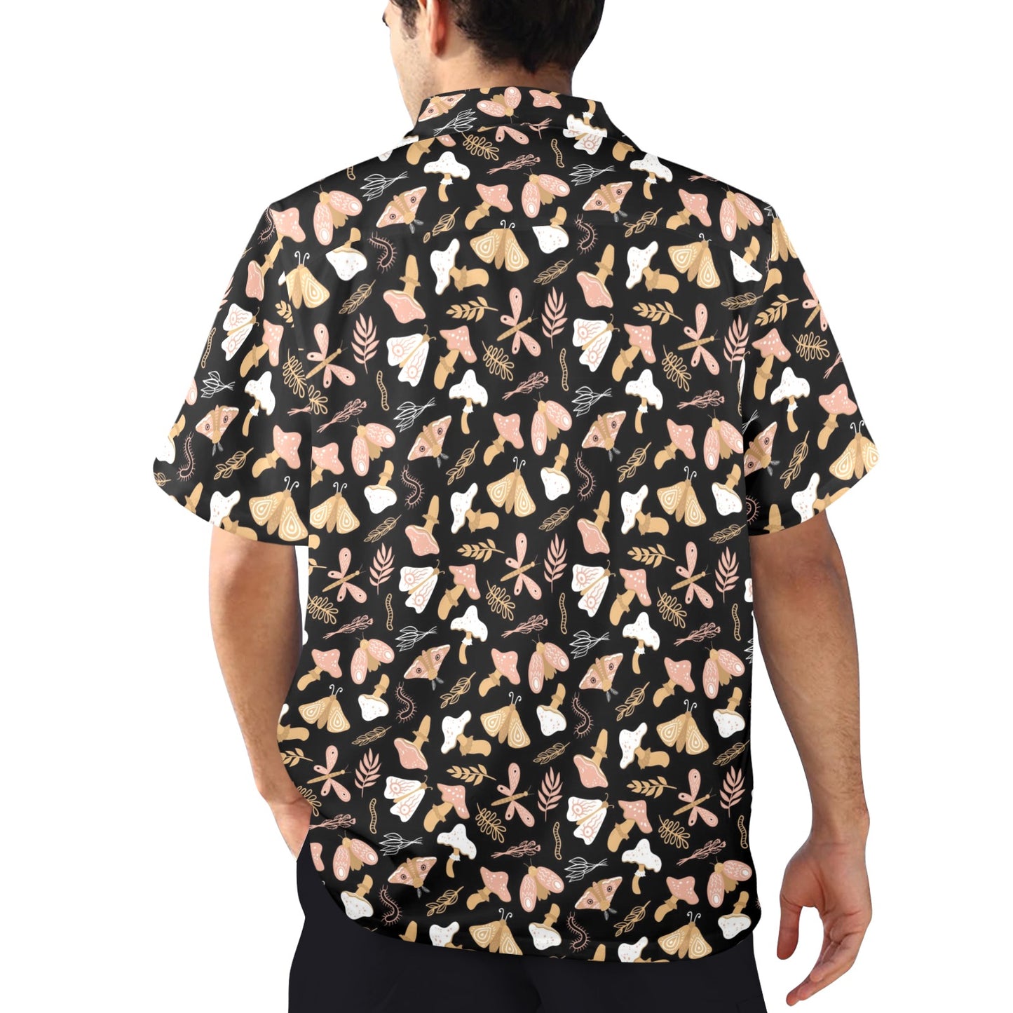 Magic Moth - Mens Hawaiian Shirt Mens Hawaiian Shirt