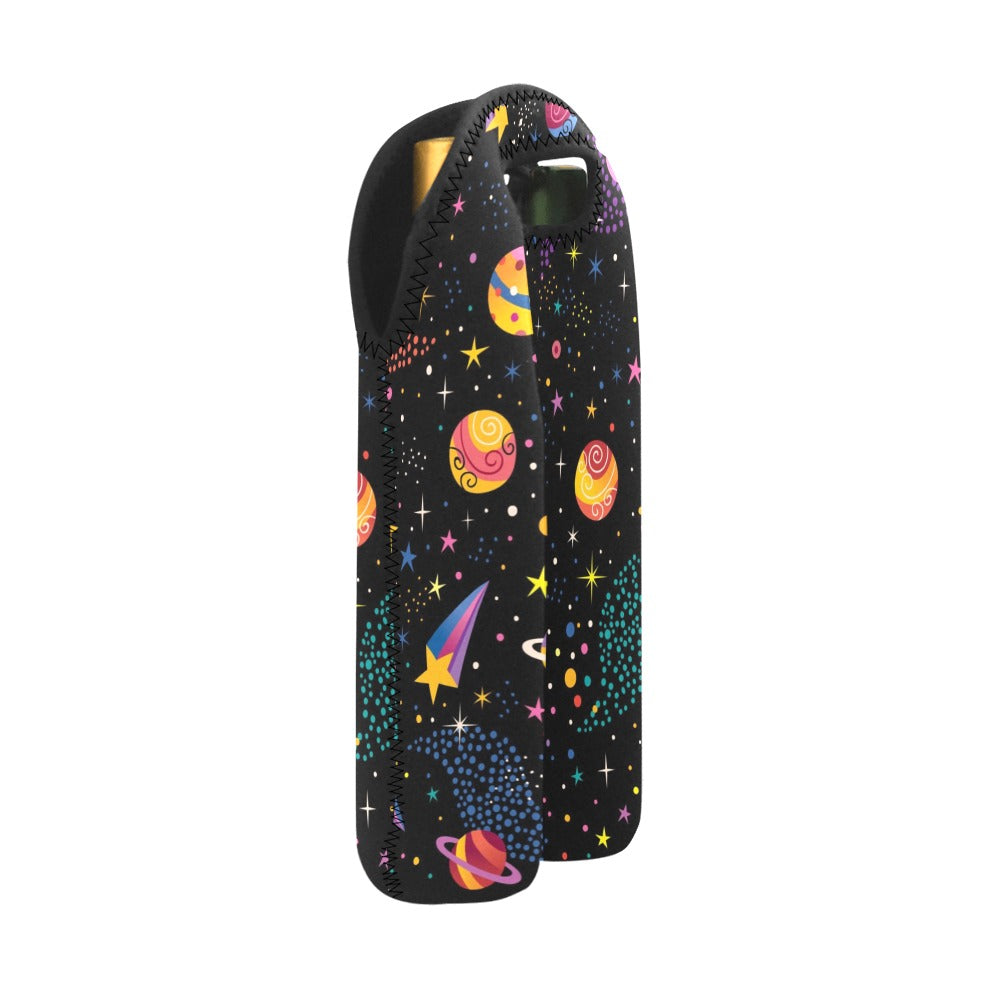 Colourful Space - 2-Bottle Neoprene Wine Bag 2 Bottle Wine Bag Printed Offshore