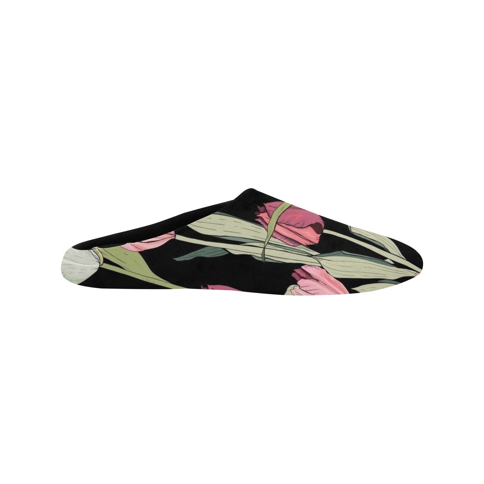 Tulips - Women's Non-Slip Cotton Slippers Women's Non-Slip Cotton Slippers Plants Printed Offshore