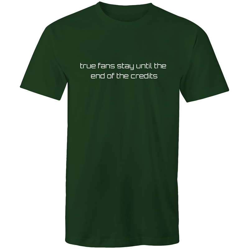 True Fans - Mens T-Shirt Forest Green Mens T-shirt Funny Mens
