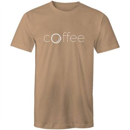 Coffee - Mens T-Shirt Tan Mens T-shirt Coffee Mens