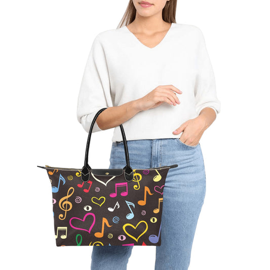 Musical Notes - Single-Shoulder Handbag Single Shoulder Handbag